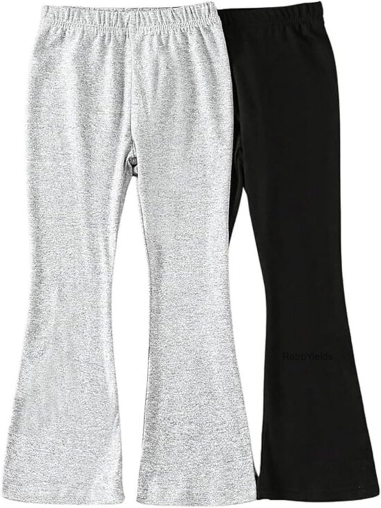 Other - 2 Pack Flare Leggings Set Elastic Waist Bell Bottoms Bootcut Yoga